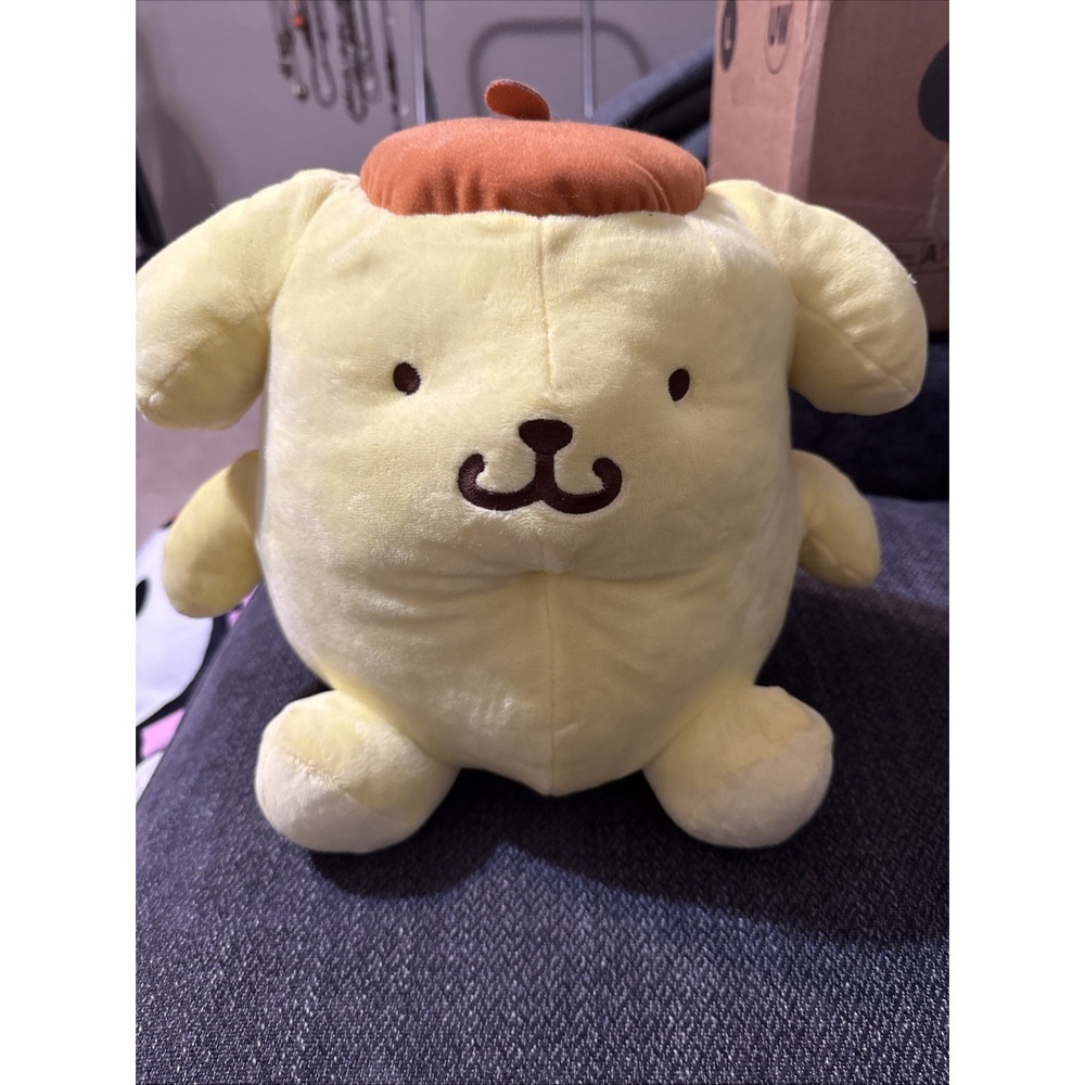 Universal Studios Sanrio Pompompurin Plush 12" Stuffed Toy Hello Kitty (Lexi)